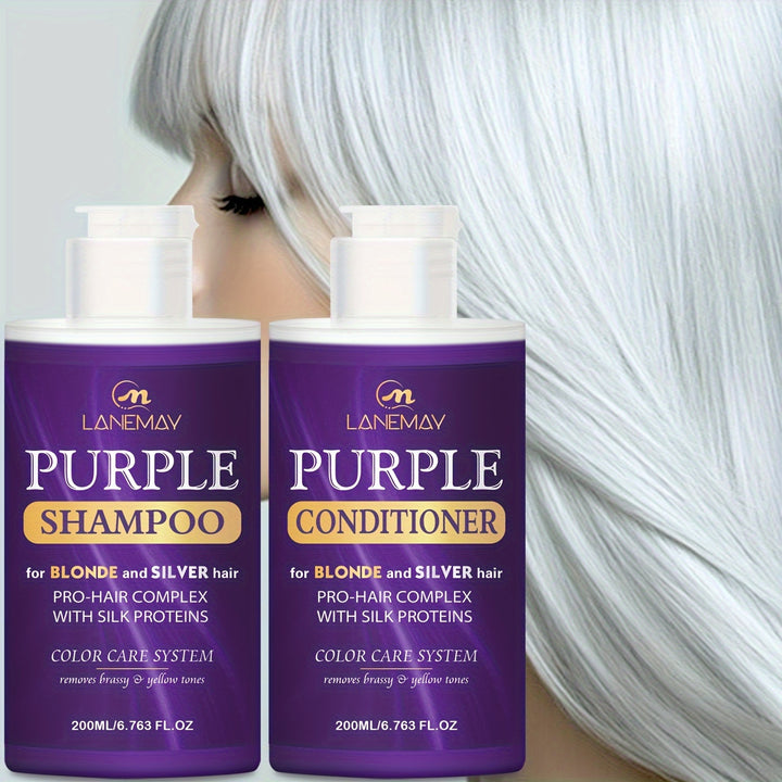 Purple Shampoo and Conditioner