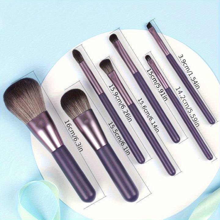 7pcs - Makeup Brush Set