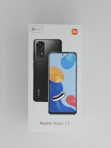 Xiaomi Redmi Note 11S - Smartphone 6+128GB, Pantalla AMOLED 6.43" 90Hz FHD+, MediaTek Helio G96, cámara Profesional 108MP, 5000mAh, Gris Grafito (2 años de garantía)