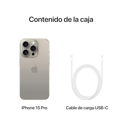 Apple iPhone 15 Pro (128 GB) - Titanio Natural