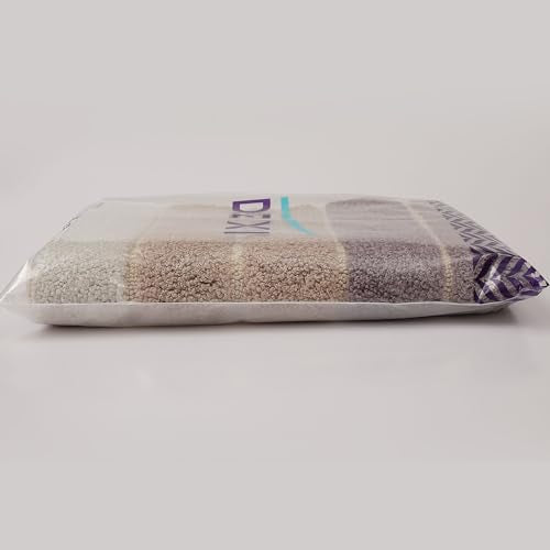 DEXI Alfombra Baño Antideslizante,Alfombrilla de Baño Absorbente,Alfombra De Baño Lavable a Máquina con Microfibras Suaves de Agua para Bañera,Ducha y Baño (40 x 60 cm,Beige)