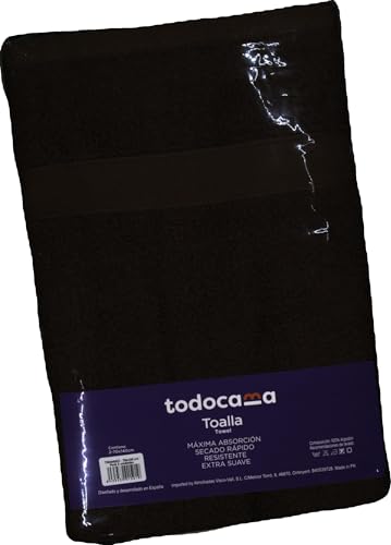 Todocama – Juego de 2 Toallas de Ducha, 100% algodón de 550 gsm Extra Suaves, Altamente absorbentes y de Secado rápido. Medida 70x140 cm, Color Blanco.