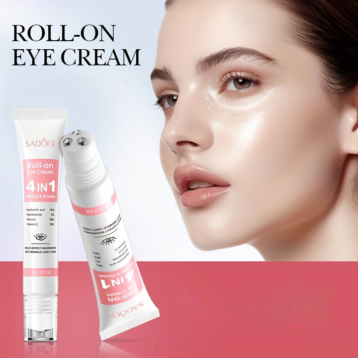 Creme de olhos roll-on firme e nutritivo 4 em 1