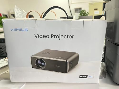 【Auto Focus/Keystone】 Proyector 4K WiFi Bluetooth 26000 Lúmenes Full HD 1080P, WiMiUS Proyector 4K Soporte Función Zoom Proyector con WiFi 6 Cine en Casa/Exterior para Teléfono/TV Stick/PS5 HDMI USB