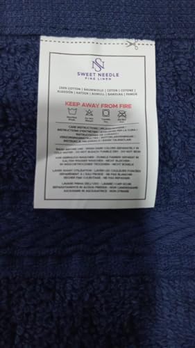 SweetNeedle Juego de Toallas de 6 Piezas 2 Toallas de Baño, 2 Toallas de Mano y 2 Toallitas - Algodón - Calidad Hotelera, Súper Suave y Altamente Absorbente de Secado Rápido (Blanco)