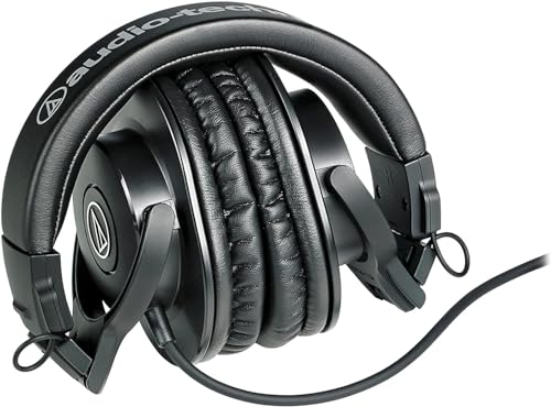 Audio-Technica M30x Auriculares Profesionales de Monitoraje Negro.