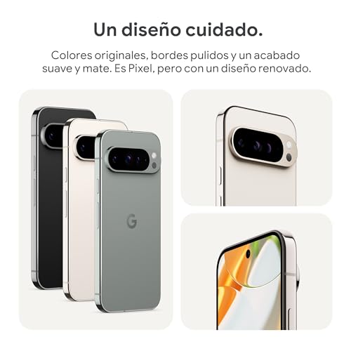 Google Pixel 9 Pro XL - Smartphone Android Desbloqueado con Gemini, Sistema de cámara Trasera Triple, batería con una autonomía de 24 Horas y Pantalla Super Actua de 6,8" - Obsidiana, 256GB