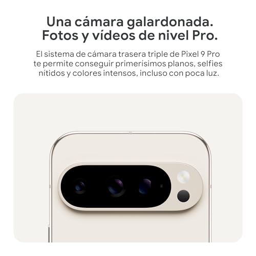 Google Pixel 9 Pro XL - Smartphone Android Desbloqueado con Gemini, Sistema de cámara Trasera Triple, batería con una autonomía de 24 Horas y Pantalla Super Actua de 6,8" - Obsidiana, 256GB