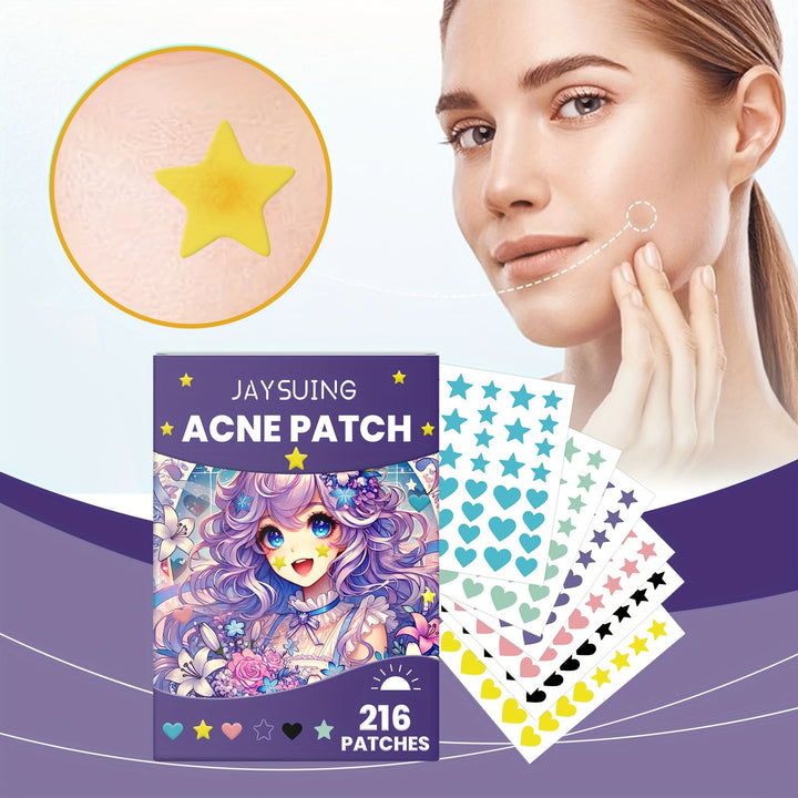 Conjunto de adesivos para acne