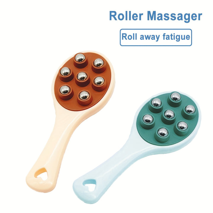 Massageador de Rolos com 7 Contas para Alívio de Todo o Corpo