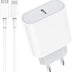 Cargador Carga Rapida for iPhone 14/14 Pro/14 Pro Max/14 Plus 13 12 11 XS XS MAX XR X, 25W USB C Enchufe con 2M Cable Cabezal Adaptador Pared Charger Corrient Trefard