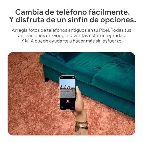 Google Pixel 9 Pro XL - Smartphone Android Desbloqueado con Gemini, Sistema de cámara Trasera Triple, batería con una autonomía de 24 Horas y Pantalla Super Actua de 6,8" - Obsidiana, 256GB