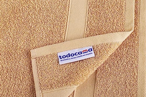 Todocama – Juego de 2 Toallas de Ducha, 100% algodón de 550 gsm Extra Suaves, Altamente absorbentes y de Secado rápido. Medida 70x140 cm, Color Blanco.