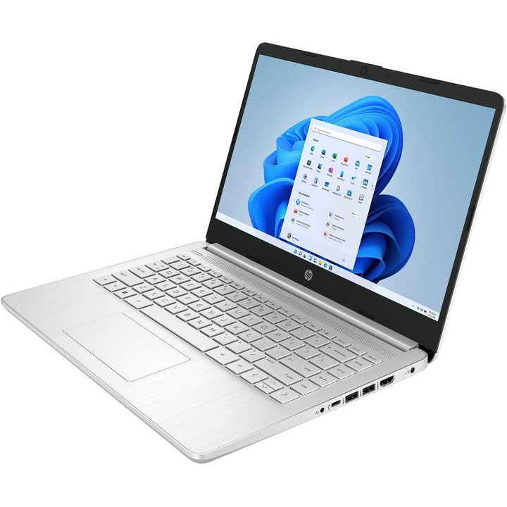 HP 15-fd0000ns - Ordenador portátil de 15.6" Full HD (Intel Core i3-N305, 8GB RAM, 512GB SSD, Intel UHD Graphics, Sin Sistema Operativo) Plata y Azul- Teclado QWERTY Español