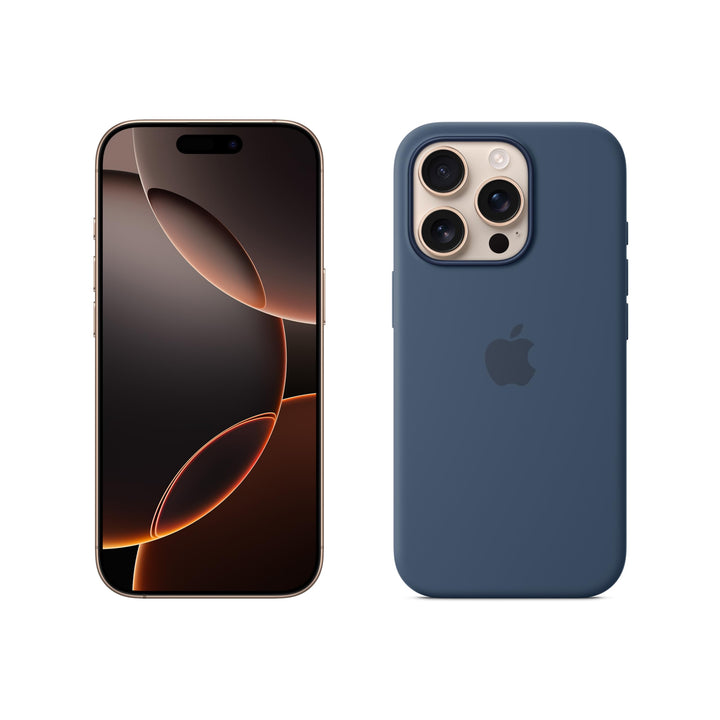 Apple iPhone 16 Pro de 128 GB: Smartphone 5G con Control de Cámara, grabación en 4K a 120 f/s con Dolby Vision y un Gran Salto en autonomía. Compatible con los AirPods; Titanio Color Desierto