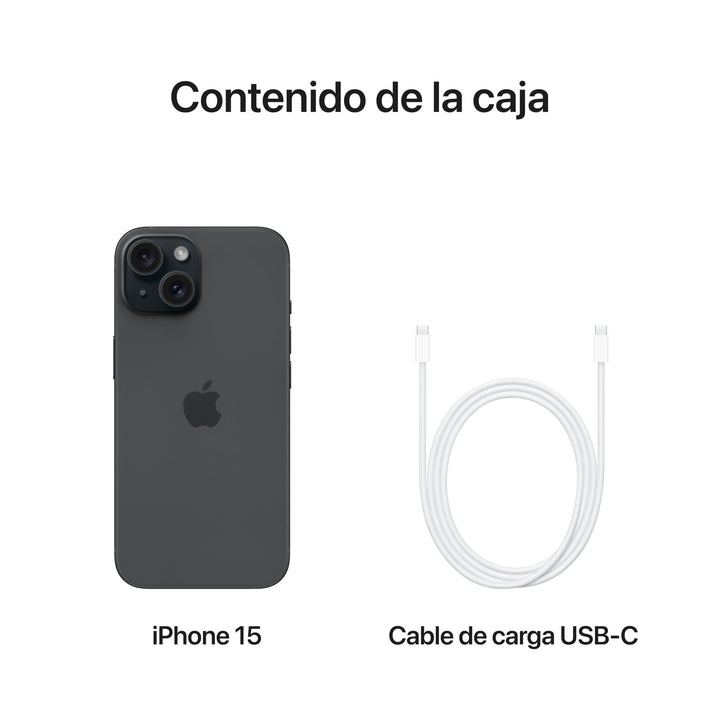 Apple iPhone 15 (128 GB) - Negro