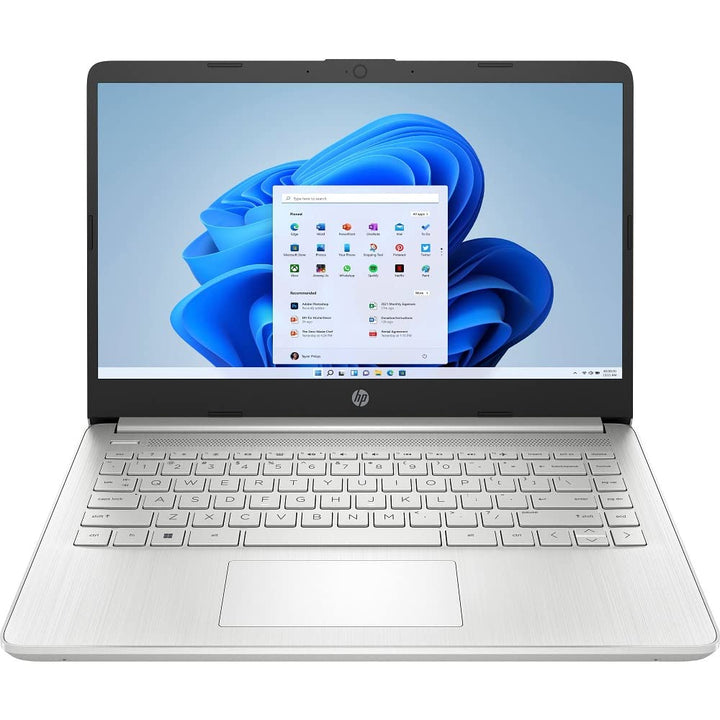 HP 15-fd0000ns - Ordenador portátil de 15.6" Full HD (Intel Core i3-N305, 8GB RAM, 512GB SSD, Intel UHD Graphics, Sin Sistema Operativo) Plata y Azul- Teclado QWERTY Español