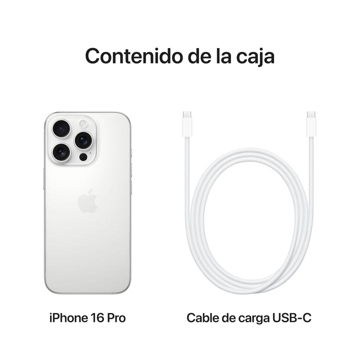 Apple iPhone 16 Pro de 128 GB: Smartphone 5G con Control de Cámara, grabación en 4K a 120 f/s con Dolby Vision y un Gran Salto en autonomía. Compatible con los AirPods; Titanio Color Desierto