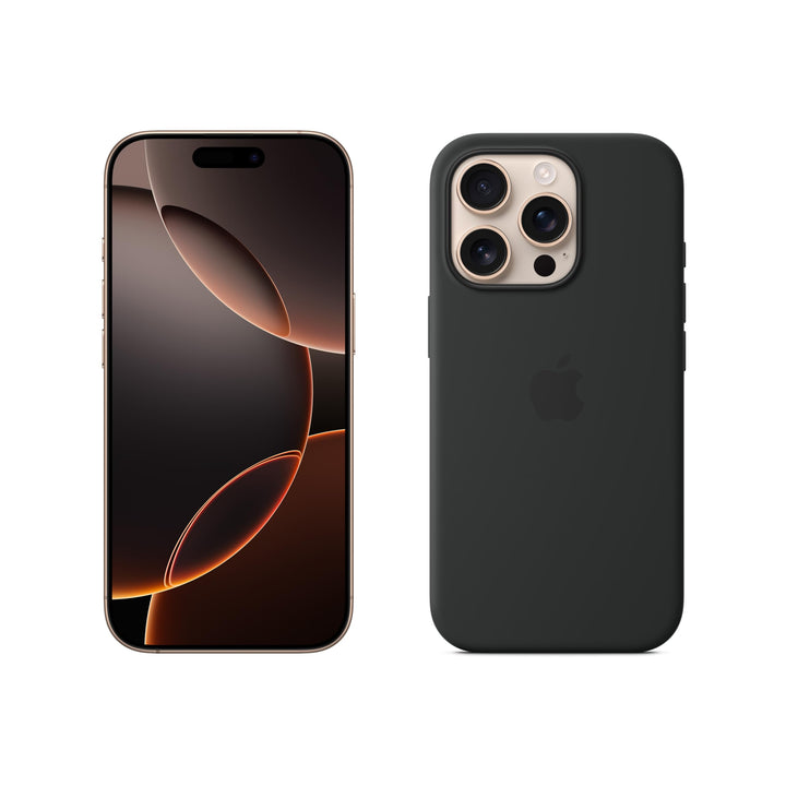 Apple iPhone 16 Pro de 128 GB: Smartphone 5G con Control de Cámara, grabación en 4K a 120 f/s con Dolby Vision y un Gran Salto en autonomía. Compatible con los AirPods; Titanio Color Desierto