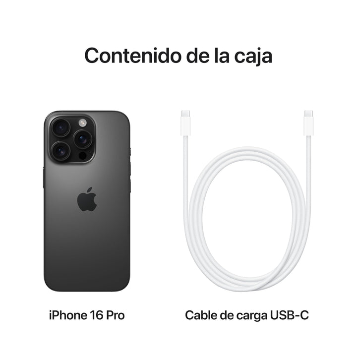 Apple iPhone 16 Pro de 128 GB: Smartphone 5G con Control de Cámara, grabación en 4K a 120 f/s con Dolby Vision y un Gran Salto en autonomía. Compatible con los AirPods; Titanio Color Desierto