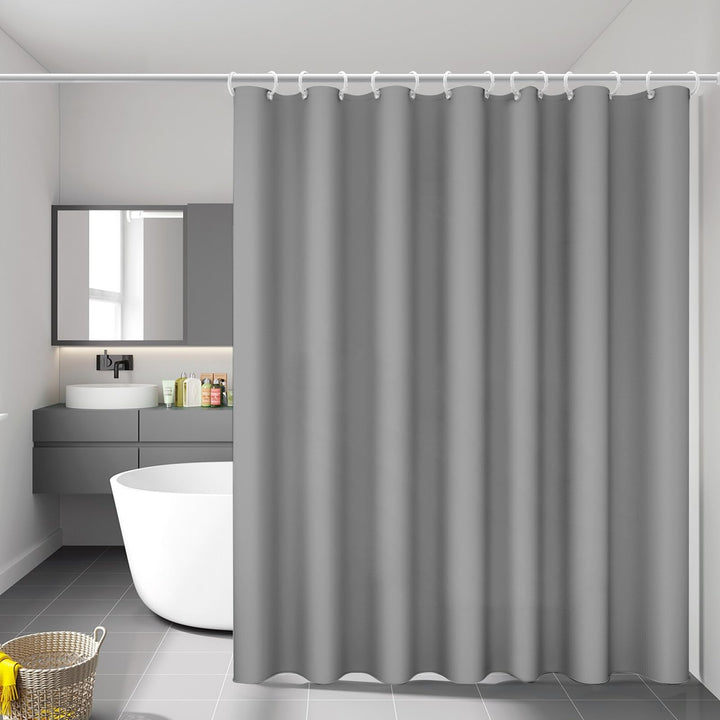 Vinabo Cortina de Ducha 180 x 200 cm, Cortinas Baño Tela Impermeable Antimoho con 12 Ganchos PEVA, Cortina Ducha para Baño, Bañera