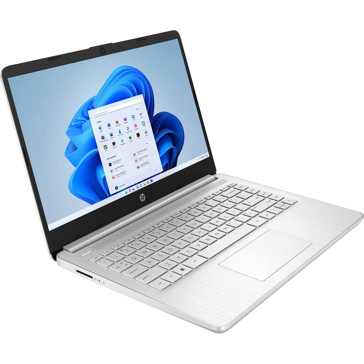 HP 15-fd0000ns - Ordenador portátil de 15.6" Full HD (Intel Core i3-N305, 8GB RAM, 512GB SSD, Intel UHD Graphics, Sin Sistema Operativo) Plata y Azul- Teclado QWERTY Español