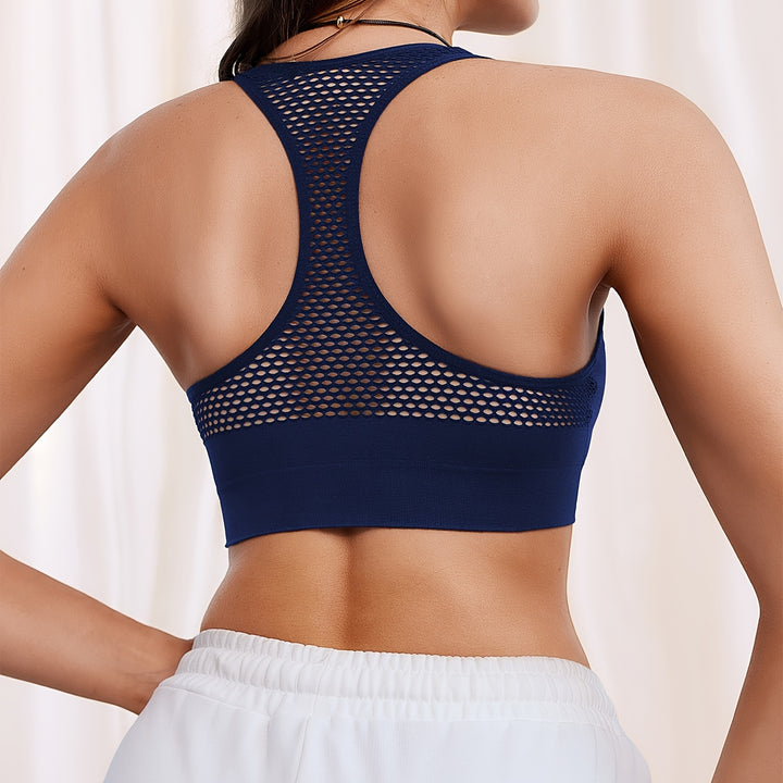 Women's Front-Zip Sports Bra