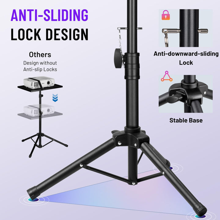 CAHAYA Soporte Proyector Ajustable: Trípode para Laptop Soporte Multifuncional Universal, Modelo CY0331