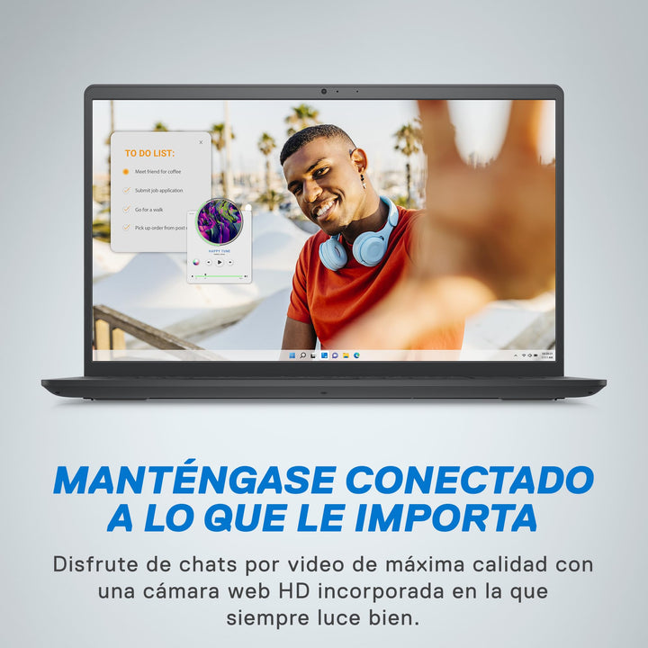 DELL Inspiron 15 3520 Ordenador Portátil de 15.6" FHD 120Hz, Intel Core i5-1235U, 16GB RAM, 512GB SSD, Intel Iris Xe Graphics, Windows 11 Home, Teclado QWERTY Español, Negro