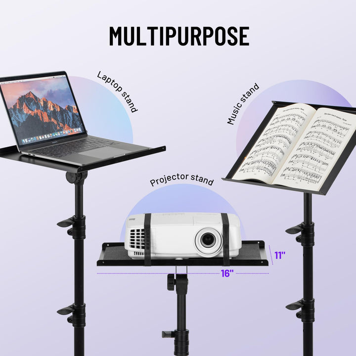 CAHAYA Soporte Proyector Ajustable: Trípode para Laptop Soporte Multifuncional Universal, Modelo CY0331