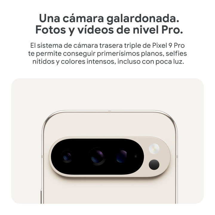 Google Pixel 9 Pro XL - Smartphone Android Desbloqueado con Gemini, Sistema de cámara Trasera Triple, batería con una autonomía de 24 Horas y Pantalla Super Actua de 6,8" - Obsidiana, 256GB