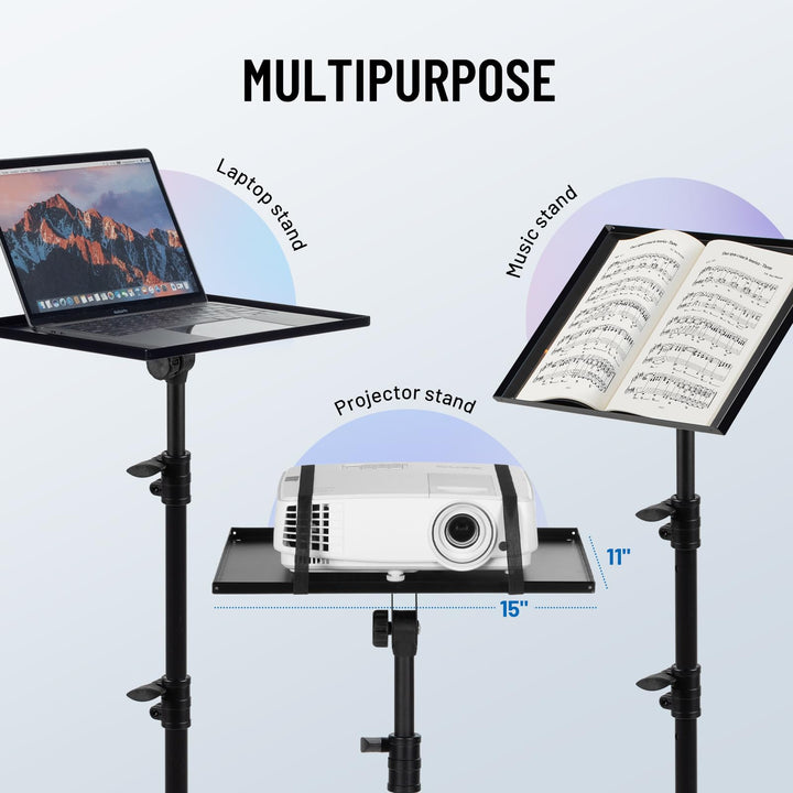 CAHAYA Soporte Proyector Ajustable: Trípode para Laptop Soporte Multifuncional Universal, Modelo CY0331