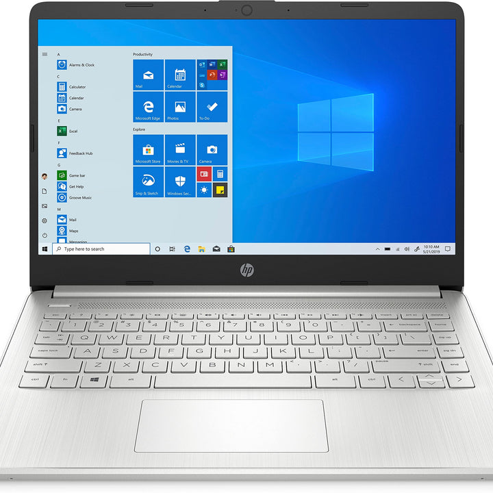 HP 15-fd0000ns - Ordenador portátil de 15.6" Full HD (Intel Core i3-N305, 8GB RAM, 512GB SSD, Intel UHD Graphics, Sin Sistema Operativo) Plata y Azul- Teclado QWERTY Español