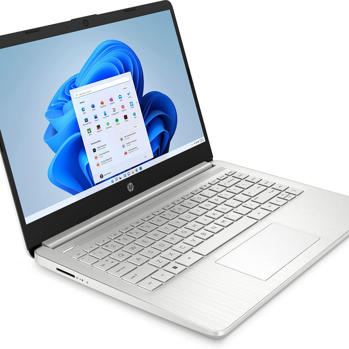 HP 15-fd0000ns - Ordenador portátil de 15.6" Full HD (Intel Core i3-N305, 8GB RAM, 512GB SSD, Intel UHD Graphics, Sin Sistema Operativo) Plata y Azul- Teclado QWERTY Español