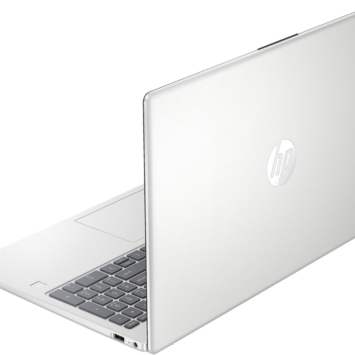 HP 15-fd0000ns - Ordenador portátil de 15.6" Full HD (Intel Core i3-N305, 8GB RAM, 512GB SSD, Intel UHD Graphics, Sin Sistema Operativo) Plata y Azul- Teclado QWERTY Español