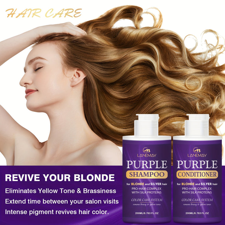 Purple Shampoo and Conditioner