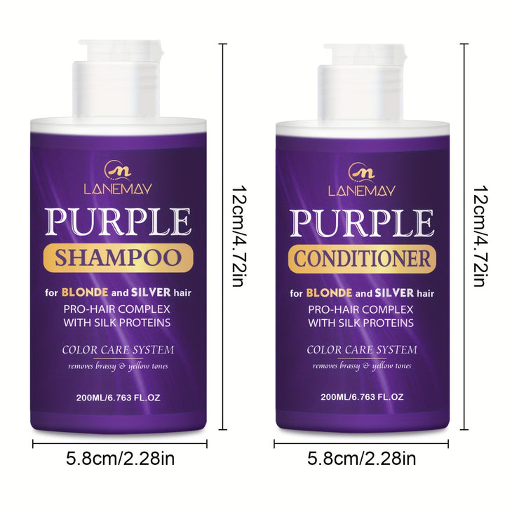 Purple Shampoo and Conditioner