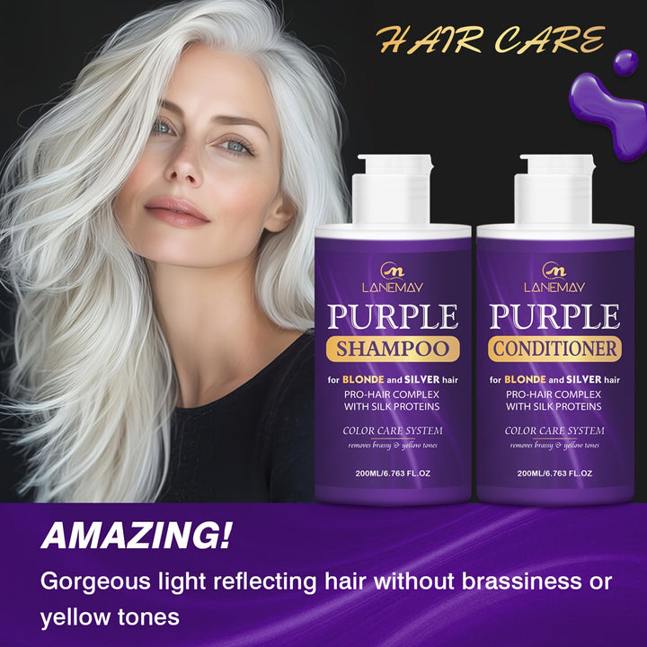 Purple Shampoo and Conditioner