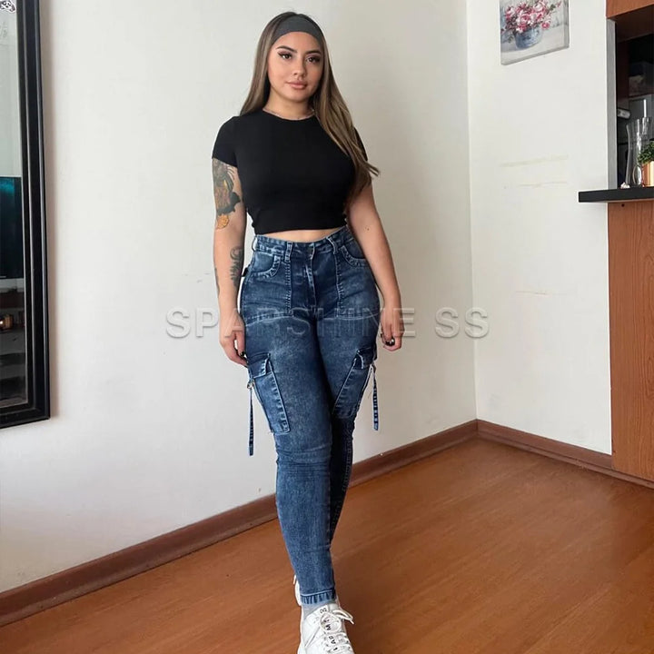 Vintage Streetwear Skinny Jeans