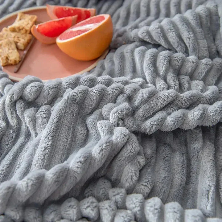 Super Soft Ribbed Blanket