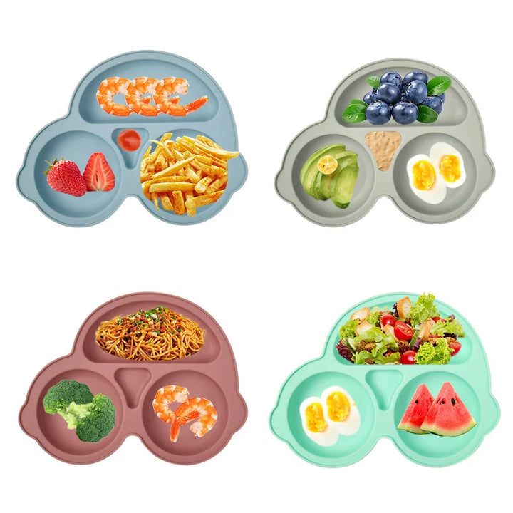 Baby food plate