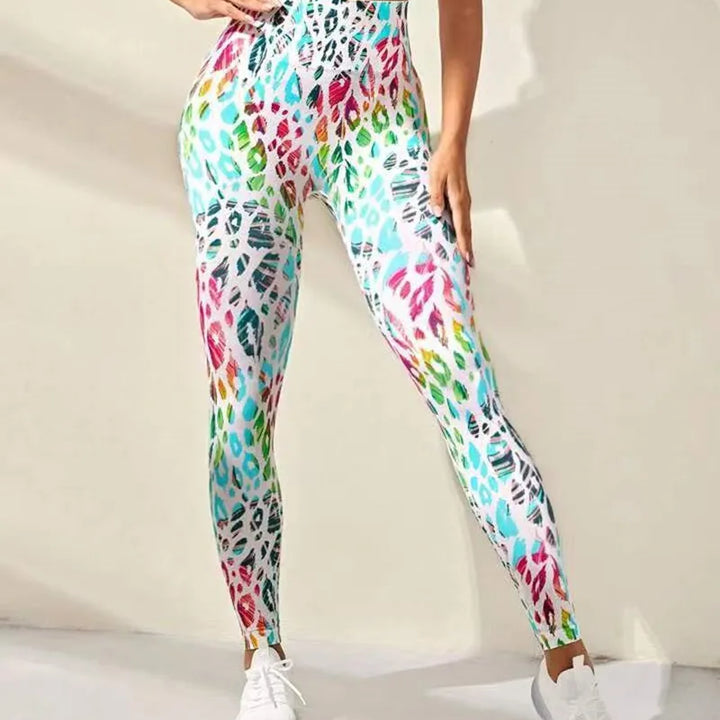 Women's High-Waist Tie-Dye Seamless Leggings