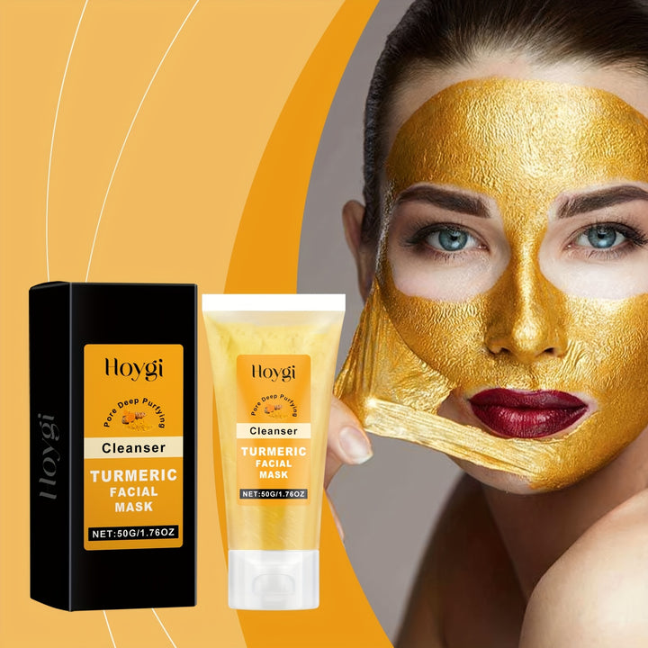 Máscara facial de cúrcuma Hoygi para limpeza profunda